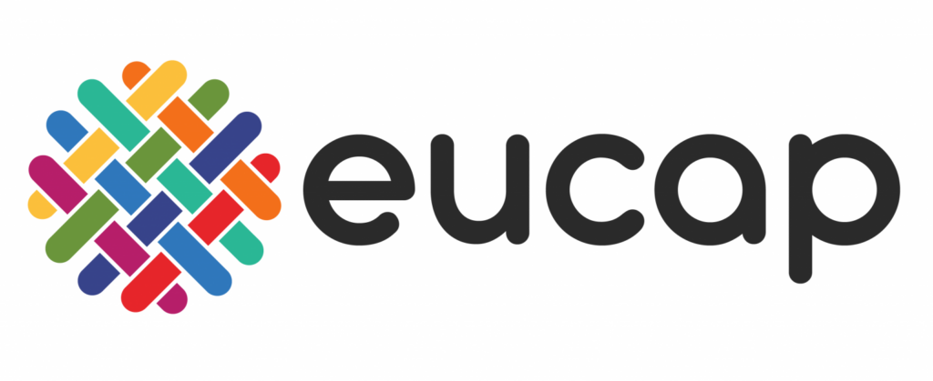 Logo de EUCAP, fédération européenne de l'ensemble des associations pour l'autisme par les autistes en Europe.