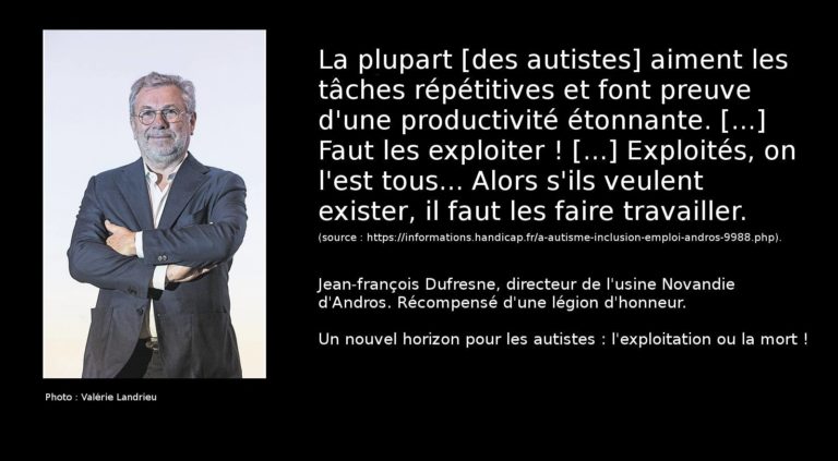 Lire la suite à propos de l’article Instruction “Andros”, Travail forcé, fausse autonomie : l’État recycle l’institution sous couvert d’inclusion 
